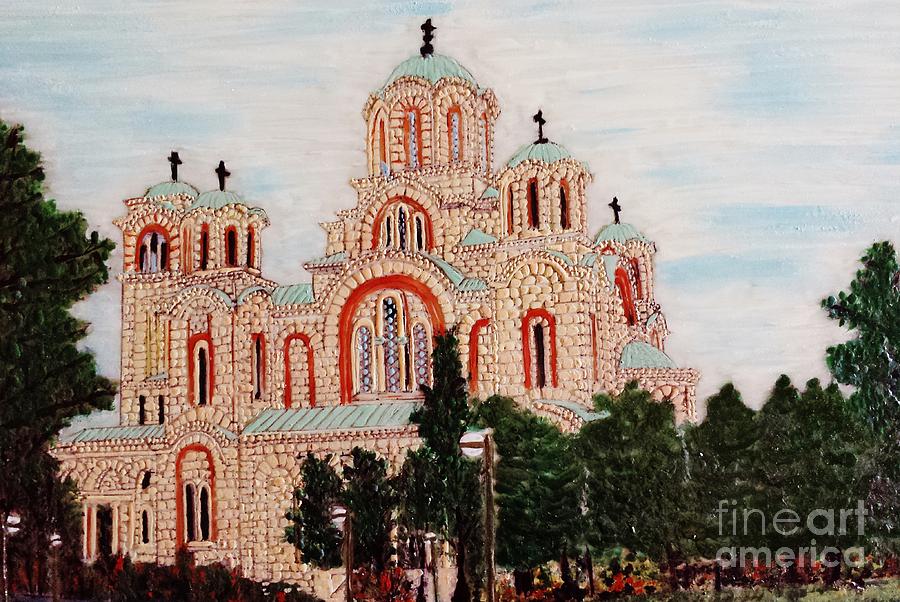 St.Marko Church Belgrade Painting by Jasna Gopic