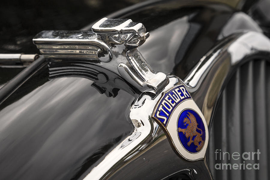 Stoewer Greif Hood Ornament Photograph by Dennis Hedberg