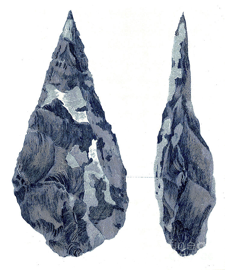 Stone Age Hand-axes From Hoxne, Suffolk Photograph by Science Source