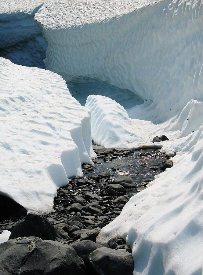 Stone And Ice Photograph By Danica Stewart - Fine Art America