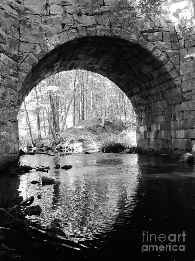 Stone Arch Bridge  Photograph by Barbara Bardzik