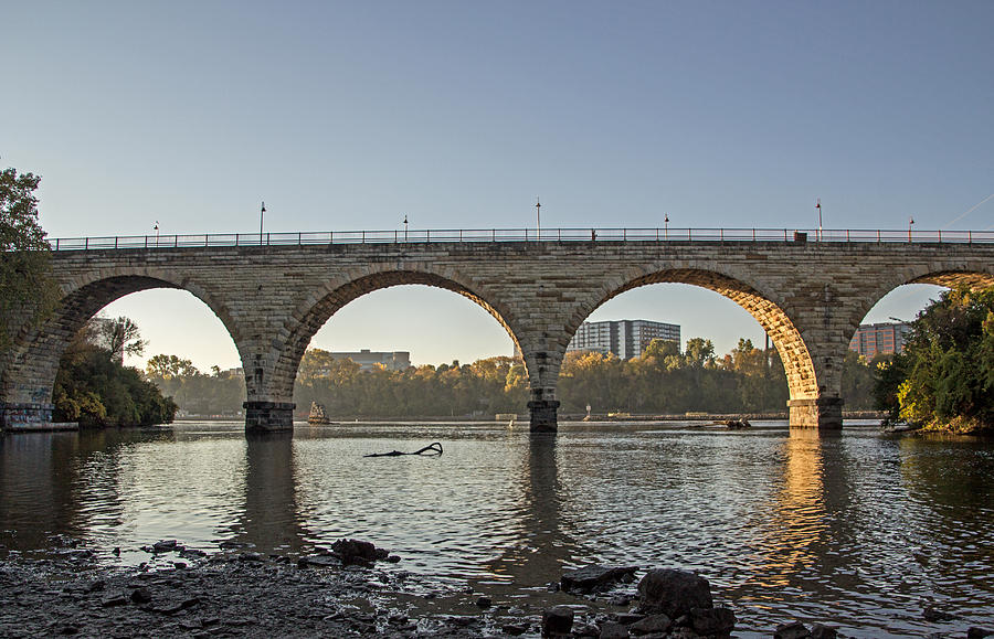 Minneapolis Photograph - Stone Arch Bridge III by Angie Schutt