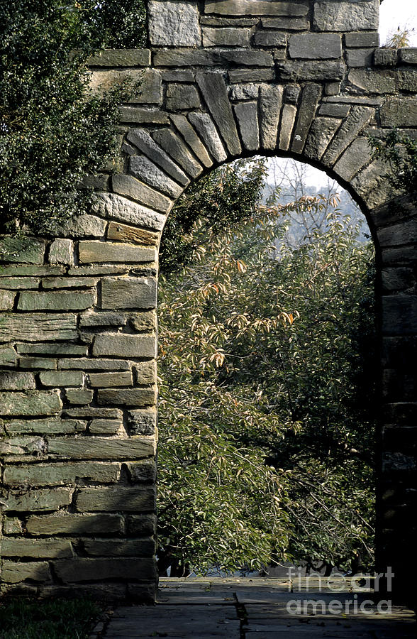 Rockville Photograph - Stone Arch in Autumn by William Kuta