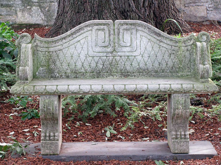 Stone Bench Photograph by Pamela Critchlow - Fine Art America