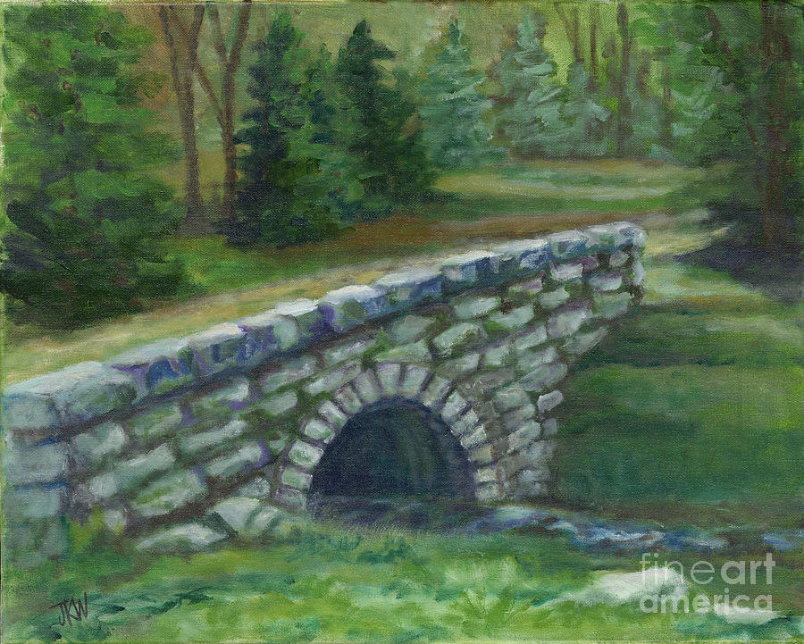 Stone Bridge Painting by Judith Whittaker