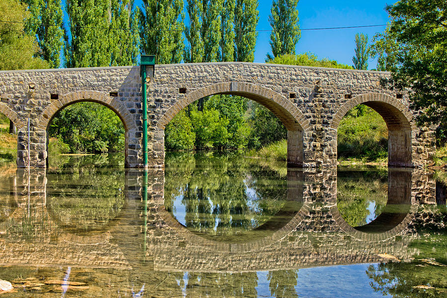 Stone bridge over Zrmanja river Photograph by Brch Photography