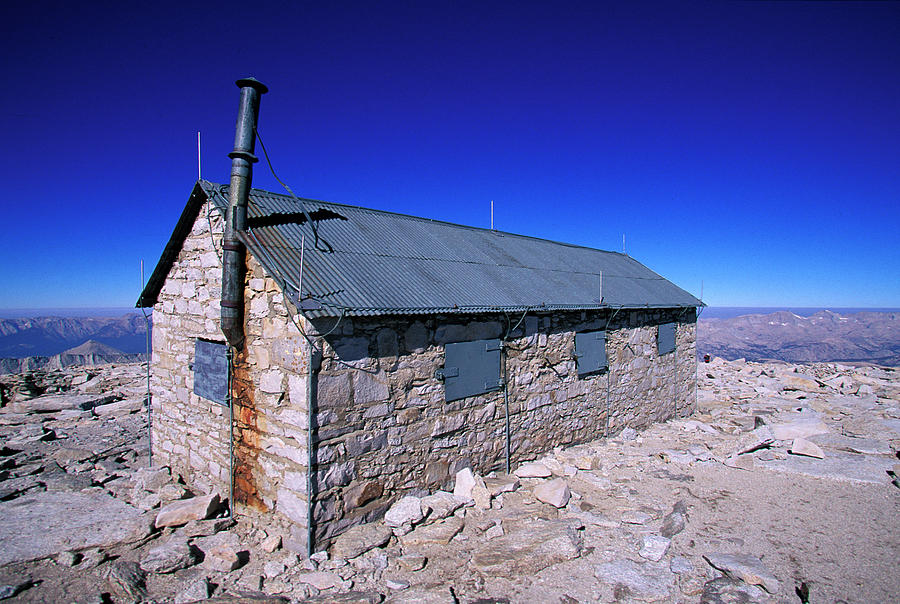 Stone Cabin On Top Of A Mountain Photograph By Corey Rich