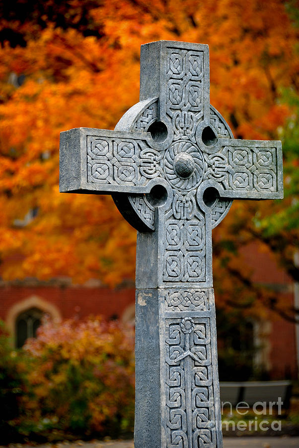 Stone Cross Duquesne University Photograph by Amy Cicconi