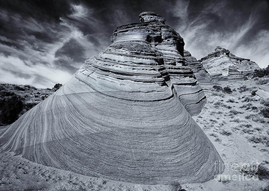 Desert Photograph - Stone Curves by Michael Dawson
