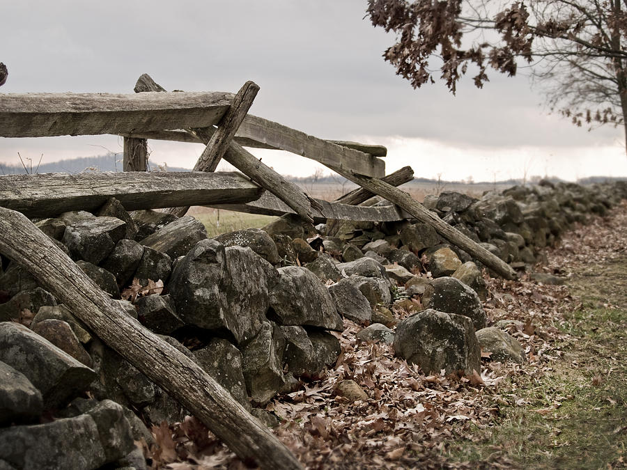 Stone Fence Photograph by Andy Smetzer
