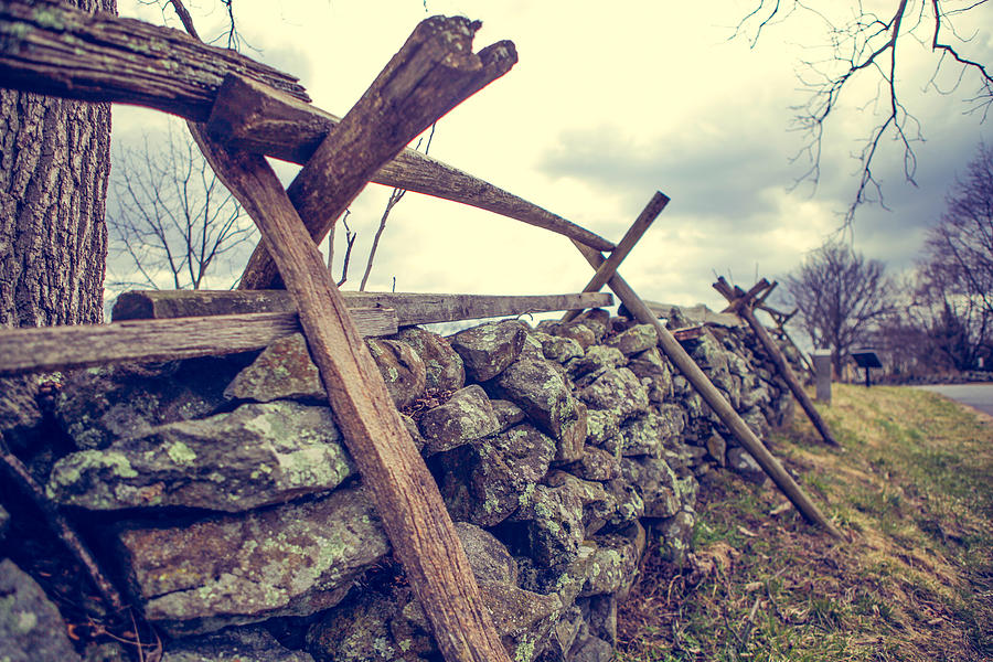 Stone Fence II Photograph by Christopher P Bower