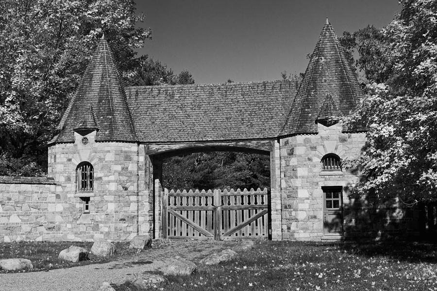 Stone Gate House Near Acadia National Park Maine Photograph by Keith Webber Jr
