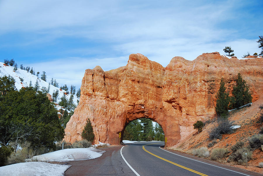 Stone gate in Bryce Canyon national park Photograph by Songquan Deng