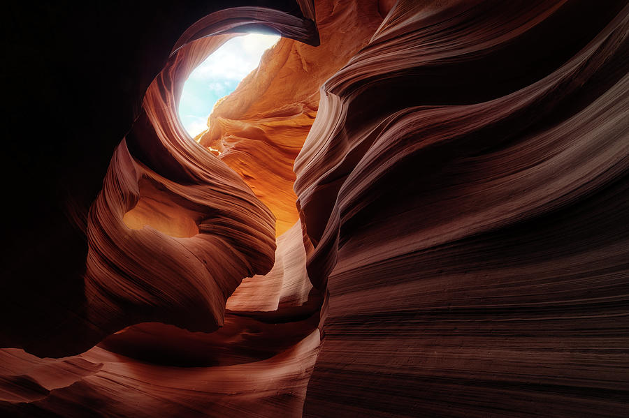 Antelope Canyon Photograph - Stone-girl by Juan Pablo De