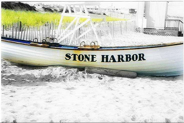 Beach Photograph - Stone Harbor by Dark Whimsy
