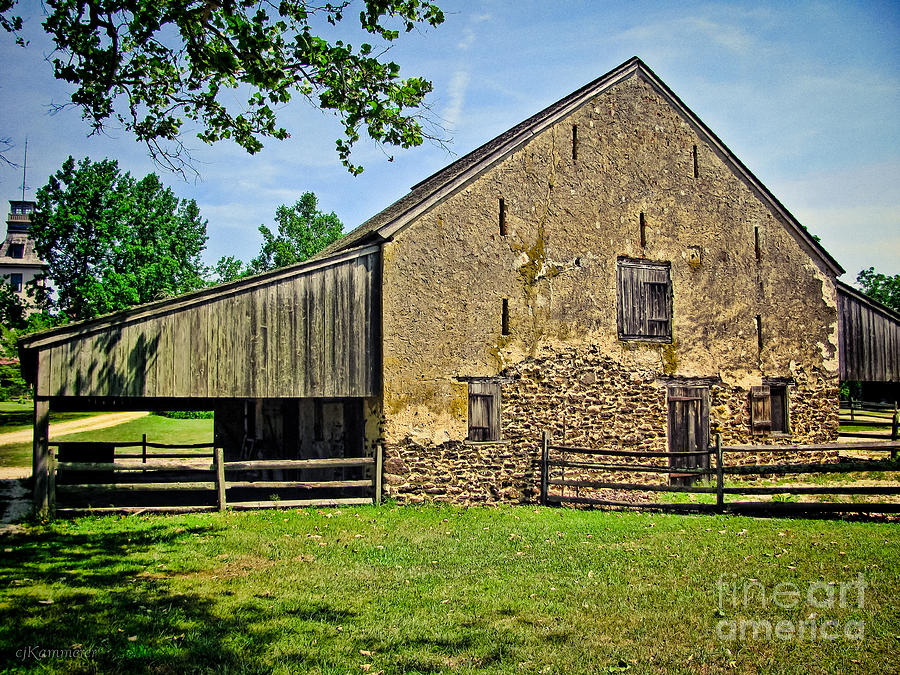 Barn Photograph - Stone Horse Barn by Colleen Kammerer