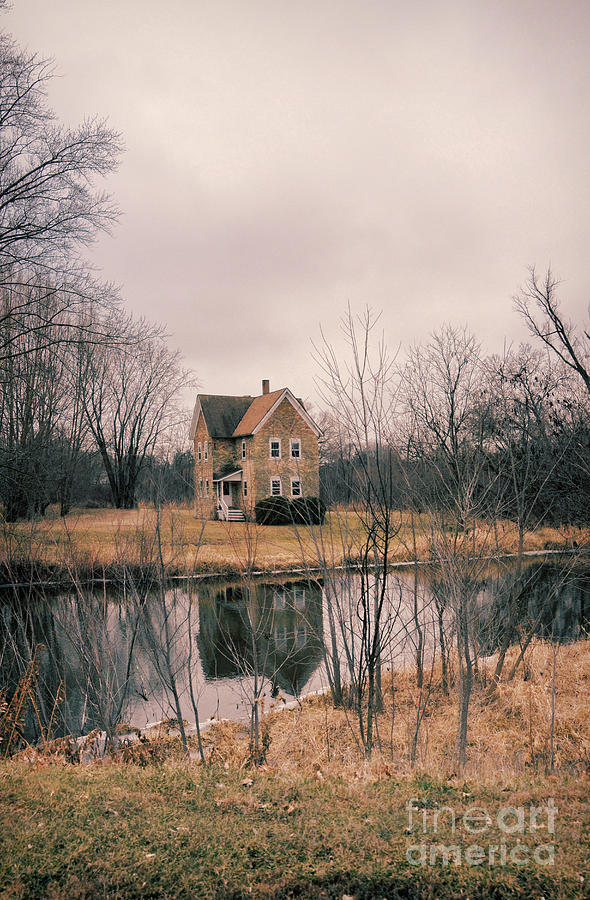 Stone House Reflected  Photograph by Jill Battaglia
