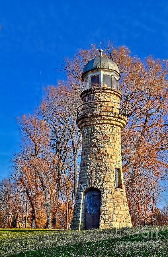 Stone Lighthouse Photograph by Jim Lepard