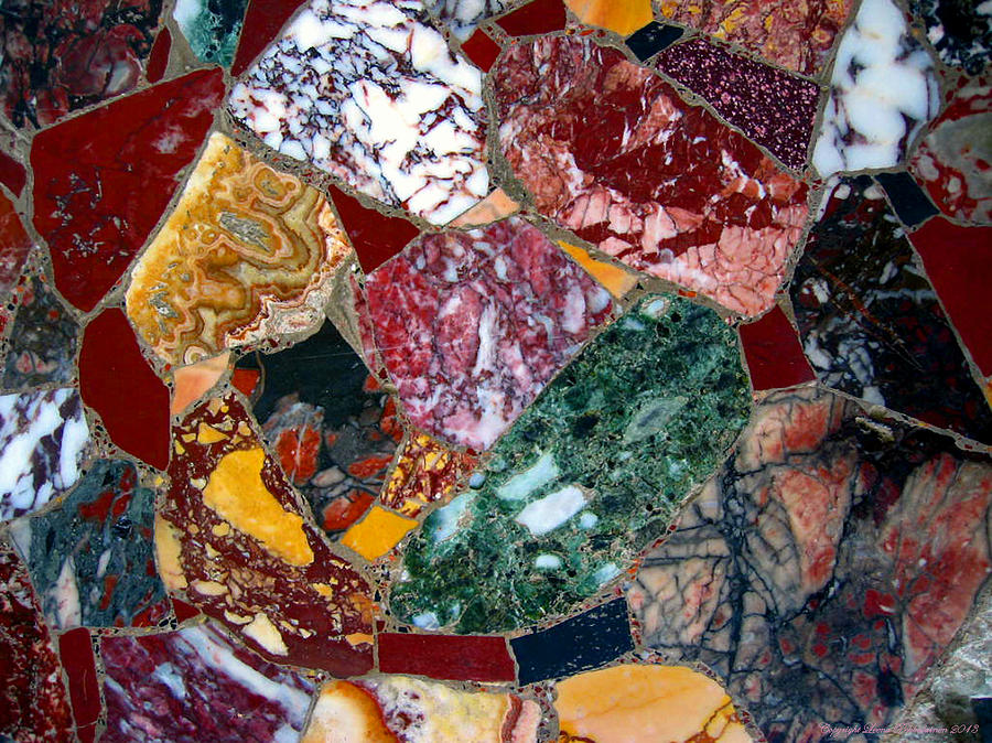 Stone Photograph - Stone Mosaic by Leena Pekkalainen
