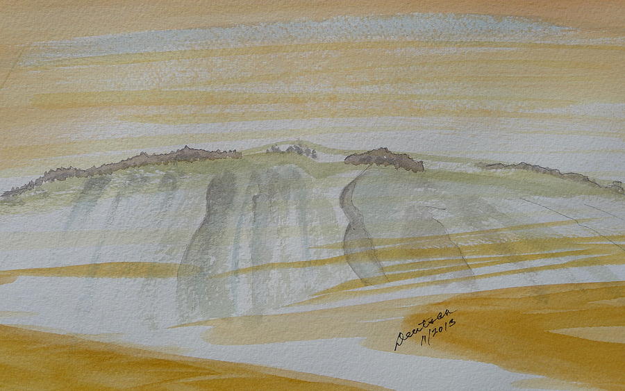 Stone Mountain Doodle Painting by Joel Deutsch