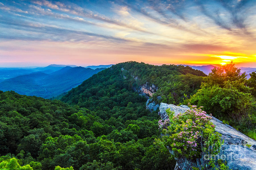 Stone Mountain Ky Sunset by Anthony Heflin