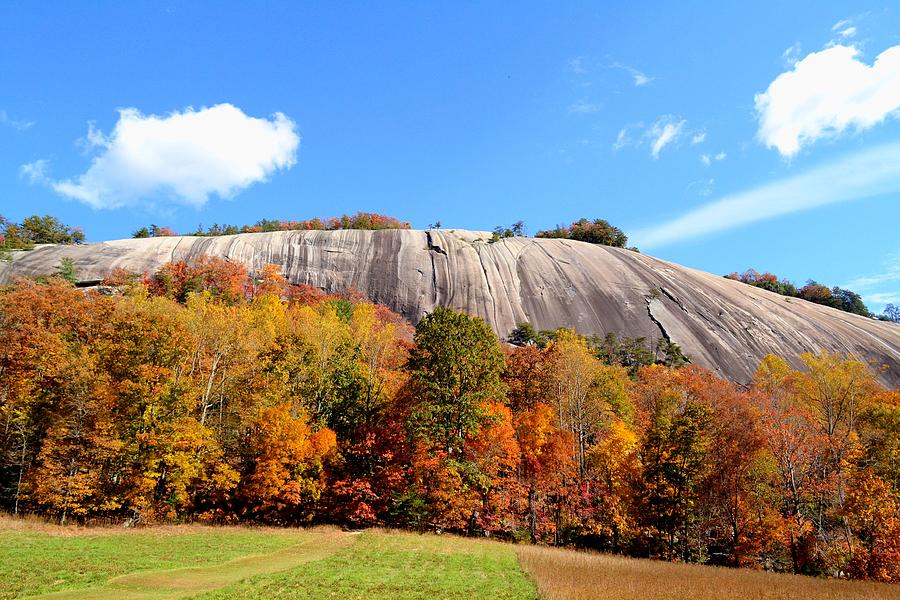 Stone Mountain State Park Photograph - Stone Mountain State Park North Carolina by Keith Hall