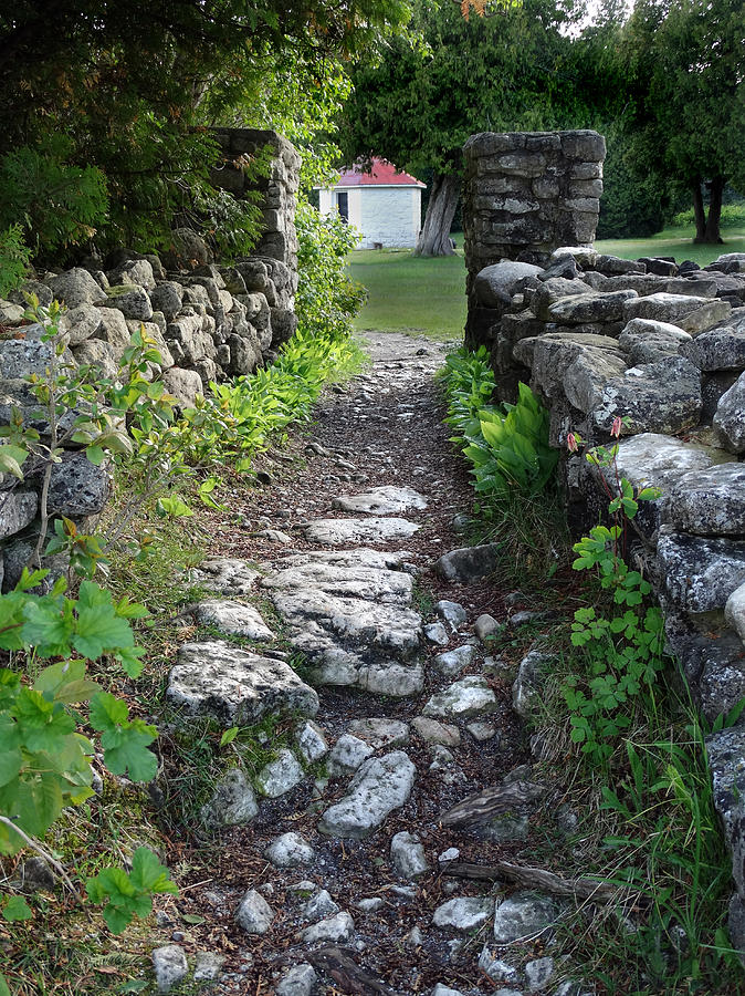 Stone Pathway Photograph by David T Wilkinson