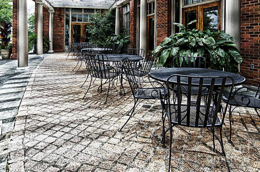 Stone Patio Photograph by Danny Hooks