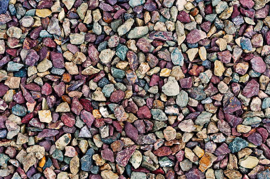 Stone pebbles  Photograph by U Schade