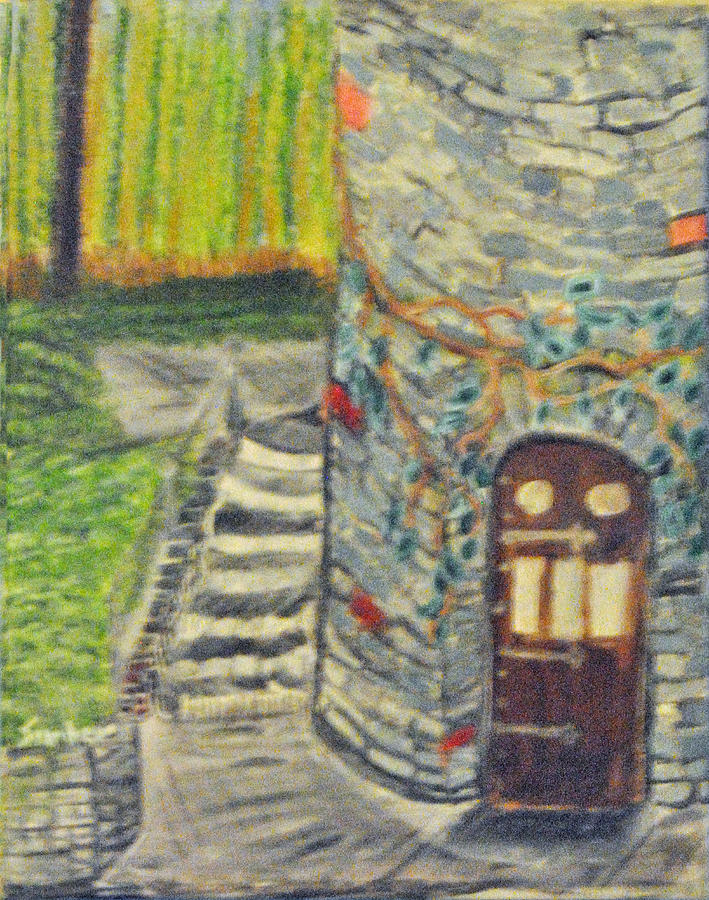 Stone Steps Painting by Suzanne Surber
