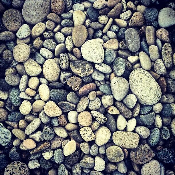 Nature Photograph - #stone #stones #beach #montauk #newyork by Cajeton Clint