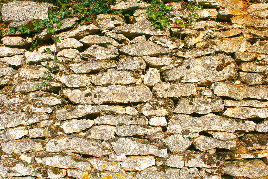 Stone Wall Photograph by Georgia Clare