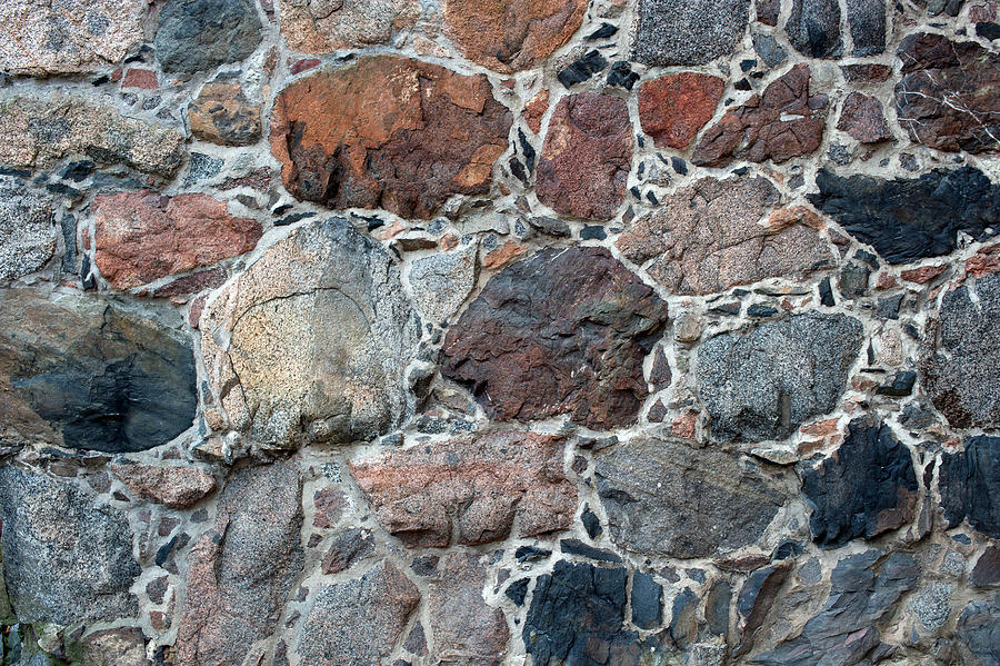 Stone Wall Photograph by Torbjorn Swenelius