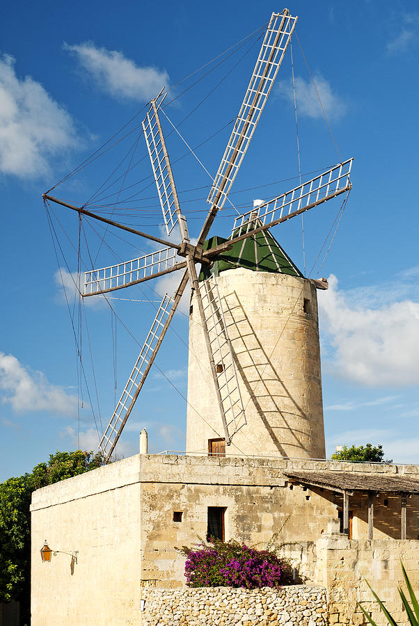 Stone Windmill On Gozo Island In Malta Photograph by JM Travel Photography