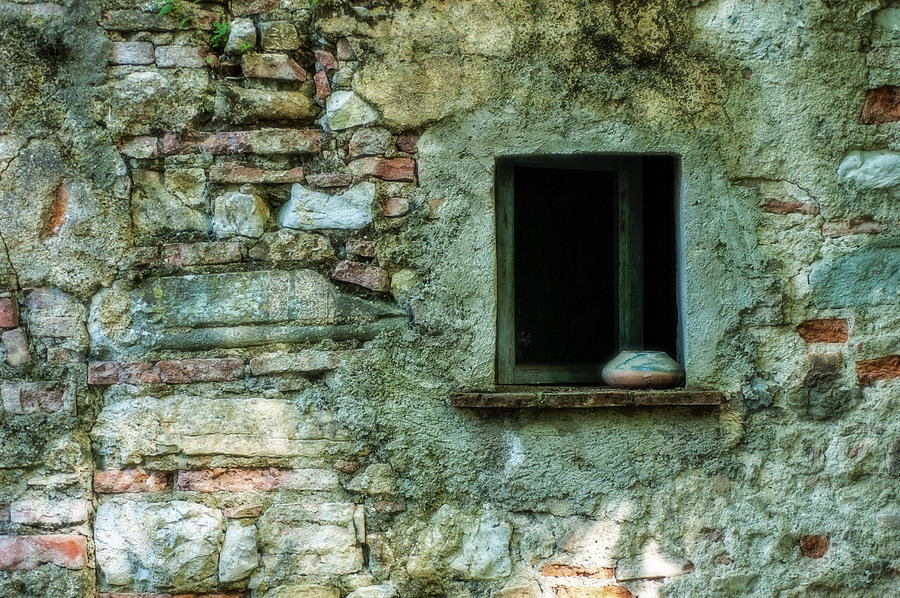 Stone Window Photograph by George Buxbaum