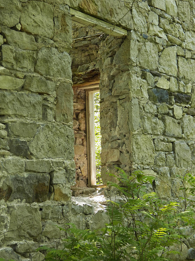 Stone Window Opening Photograph by Corinne Elizabeth Cowherd