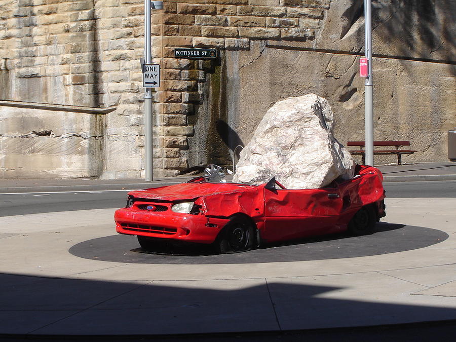 Stoned Car Photograph by Martin Masterson - Fine Art America