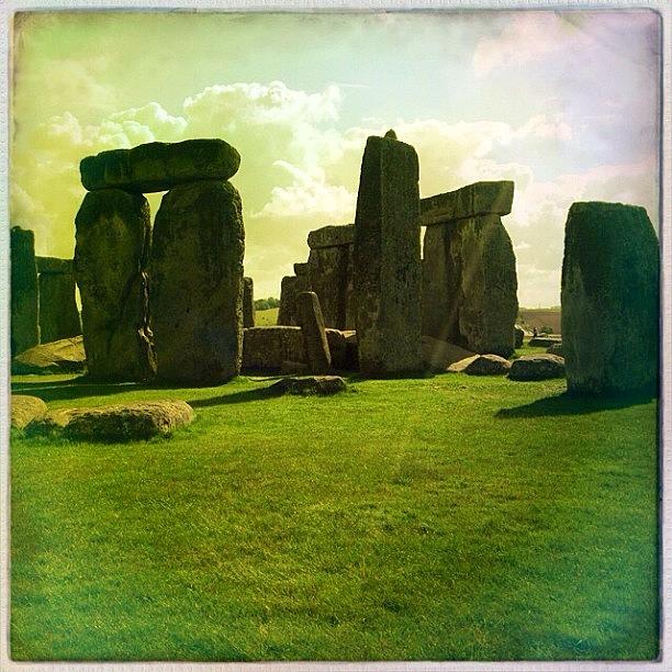 Hipstamatic Photograph - Stonehenge , Again #hipstamatic by Mary Ann Reilly