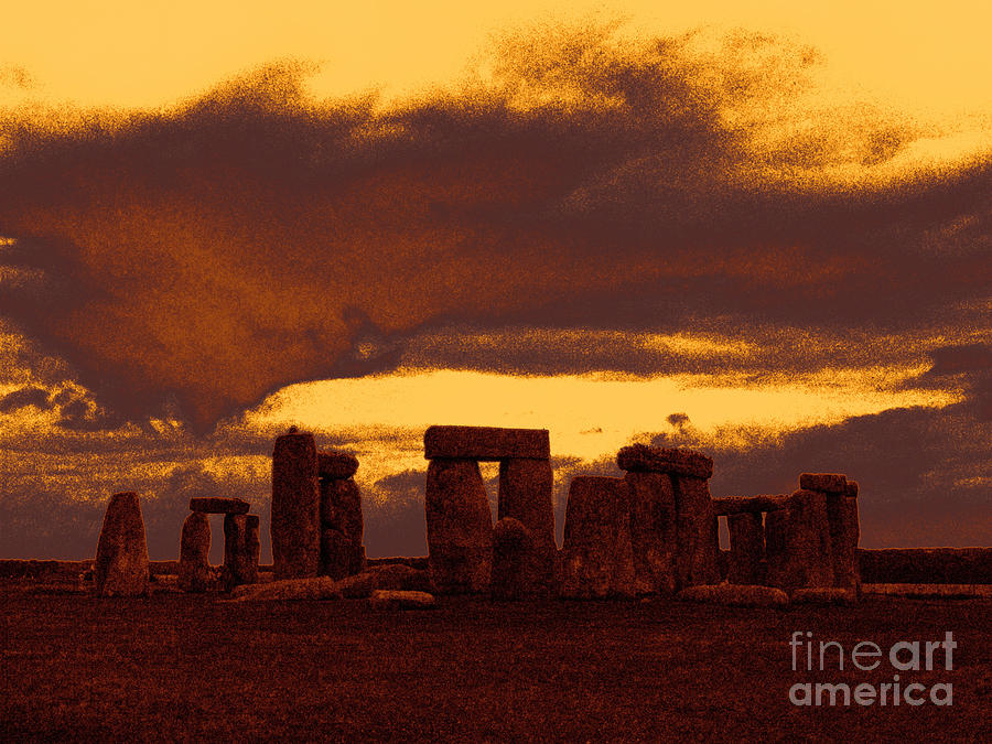 Stonehenge Photograph - Stonehenge 6 by Tom Conway Stonehenge Photograph - Stonehenge 6 by Tom Conway