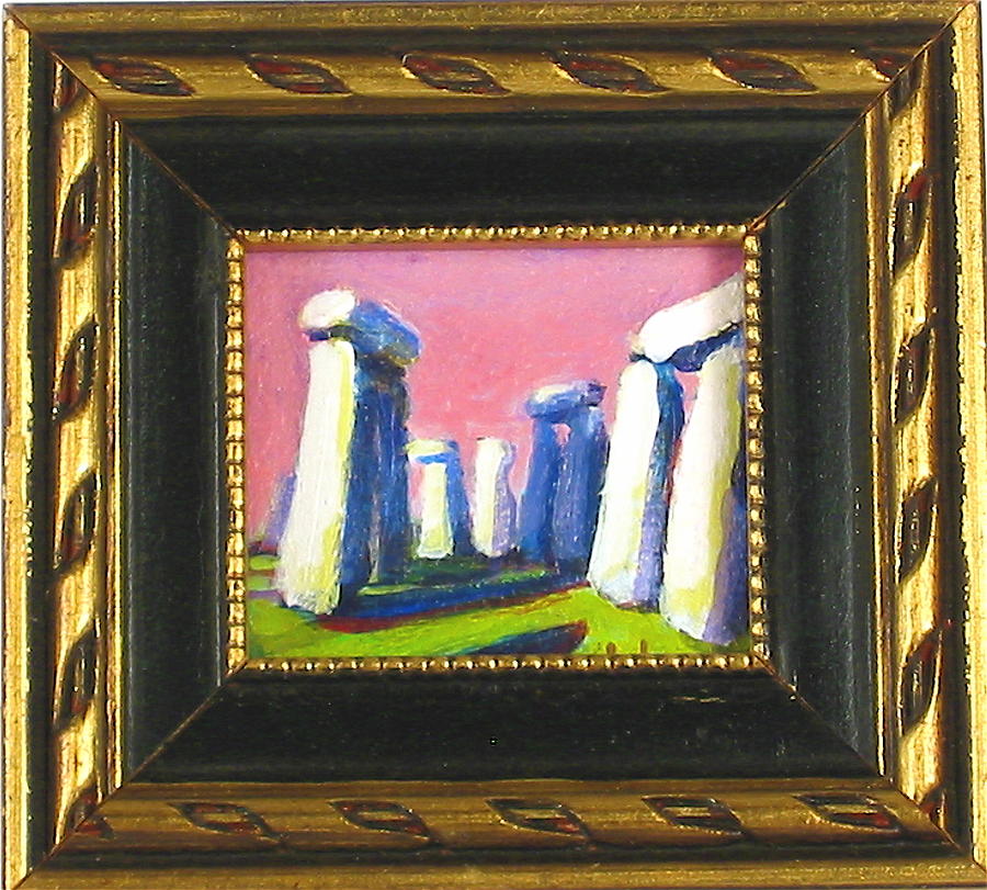 Stonehenge I Painting by Les Leffingwell