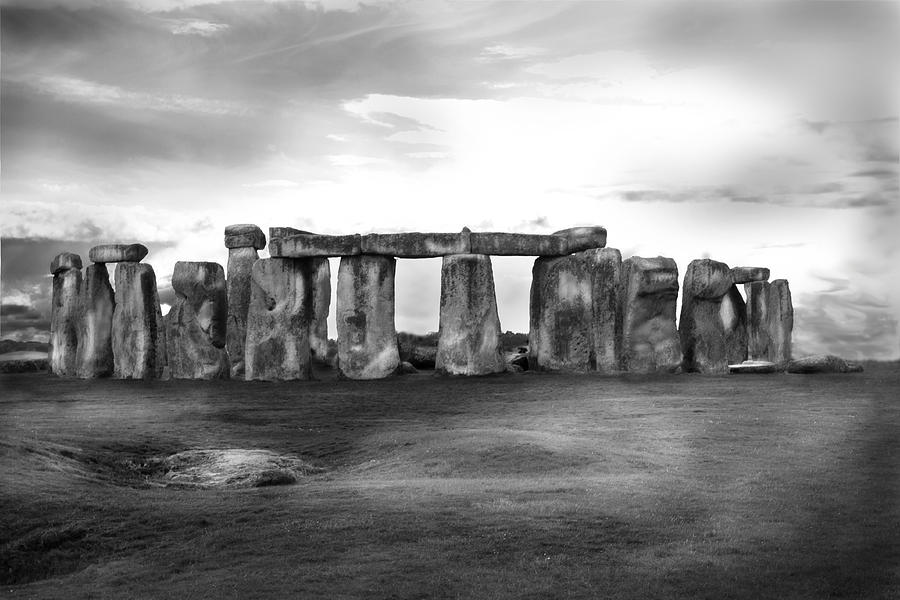 Stonehenge in the Rain Photograph by Denise Dube