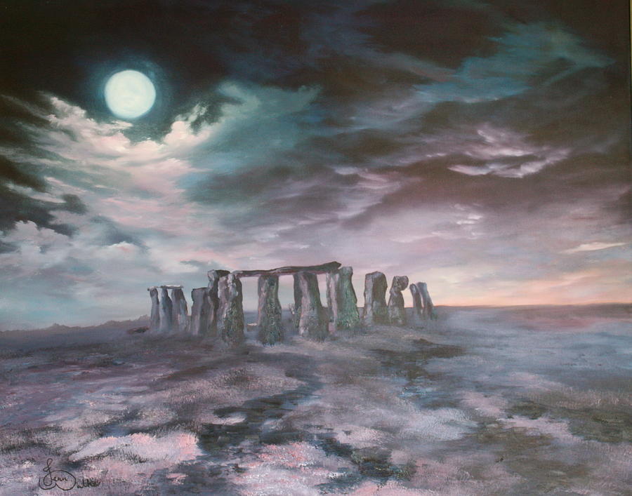 Stonehenge Painting - Stonehenge in Wiltshire by Jean Walker