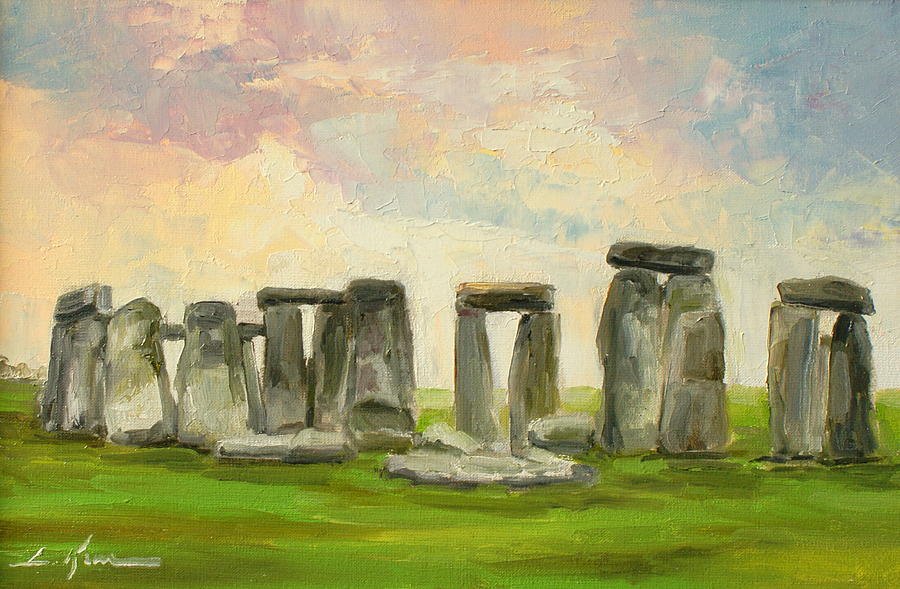 Stonehenge Painting by Luke Karcz