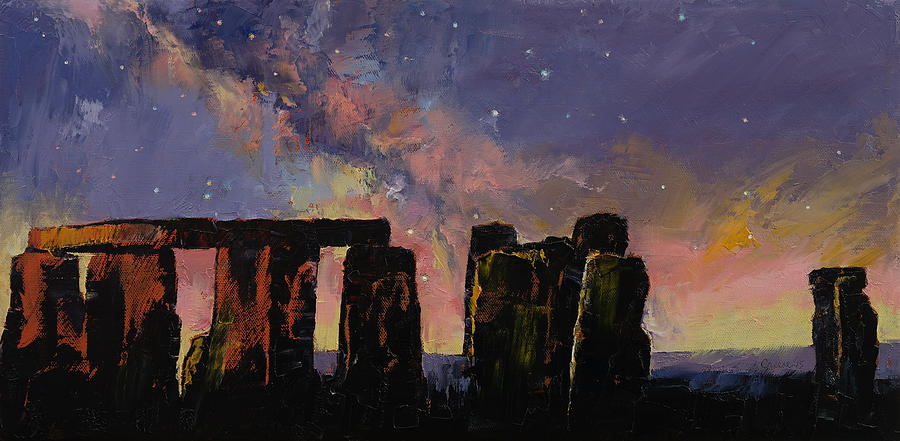 Stonehenge Painting by Michael Creese