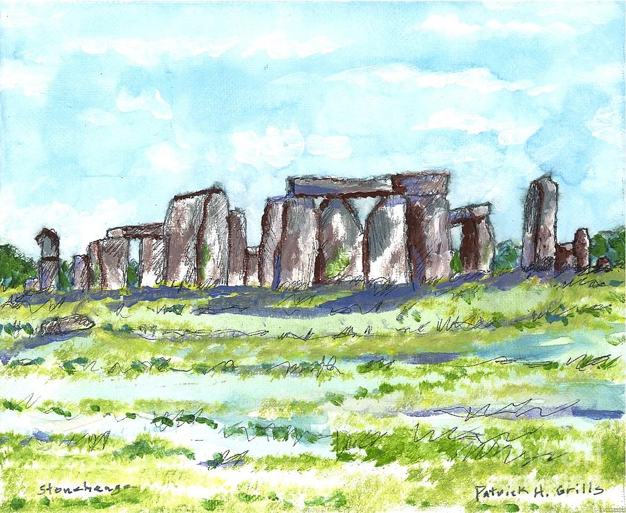 Stonehenge Painting by Patrick Grills