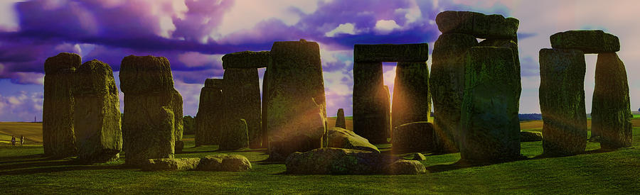 Stonehenge Rays Photograph by Gordon Engebretson