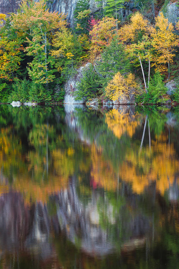 Fall Photograph - Stonehouse Pond Fall Reflections by Jeff Sinon