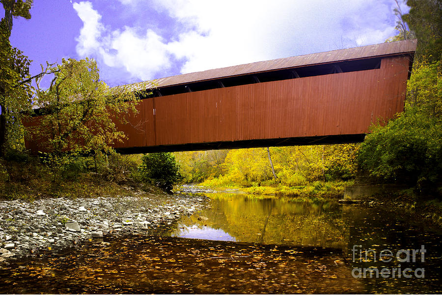 Stonelick Covered Bridge  35-13-02 Photograph by Robert Gardner