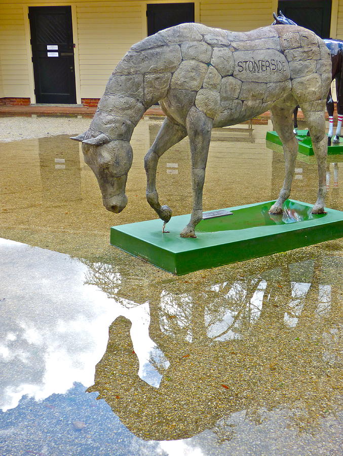 Horse Photograph - Stonerside Reflection by Jean Wright