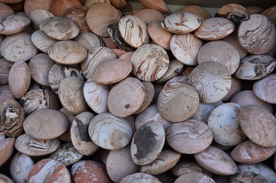 Essence of Tranquility - Aromatic Stones at the Market Stall Photograph by Dany Lison